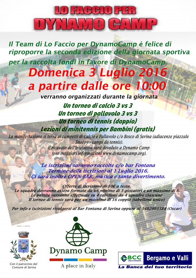 torneo calcio volley tennis